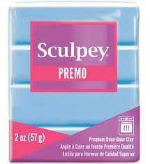 Sculpey Premo Polymer Clay 2 oz Pale Blue