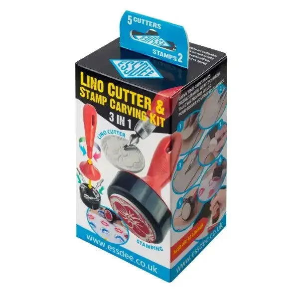 Essdee 3-in-1 Lino Cutter &amp; Stamp Carving Kit