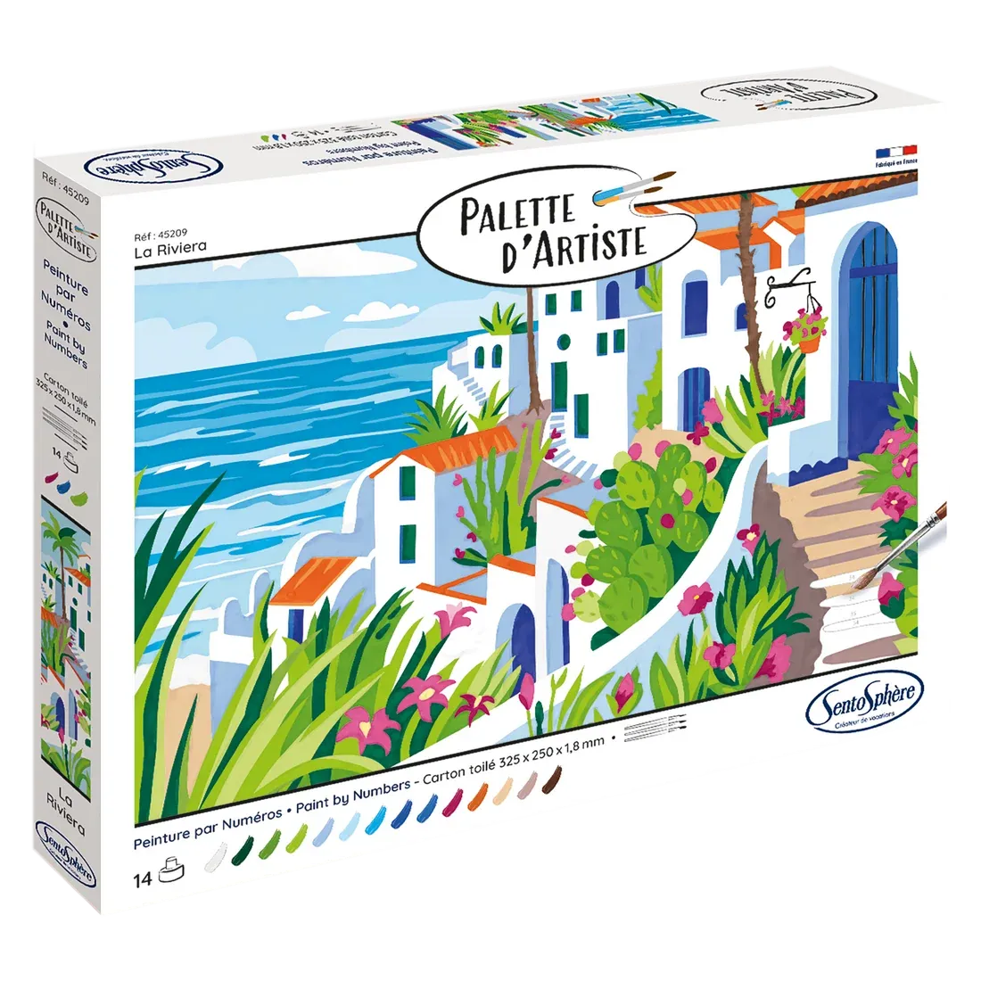 Artist Palette La Riviera Paint by Numbers Kit