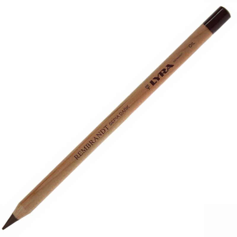 Lyra Rembrandt Sepia Dark Pastel Pencil – Oil