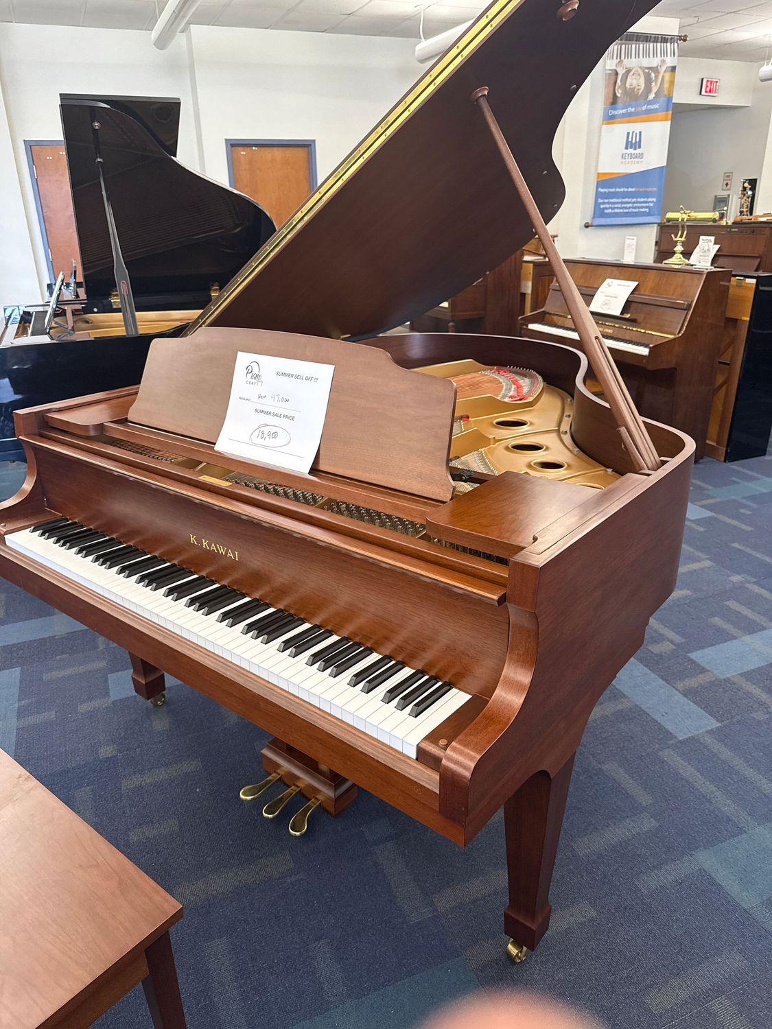 Kawai GS 40 Conservatory grade 6’1”