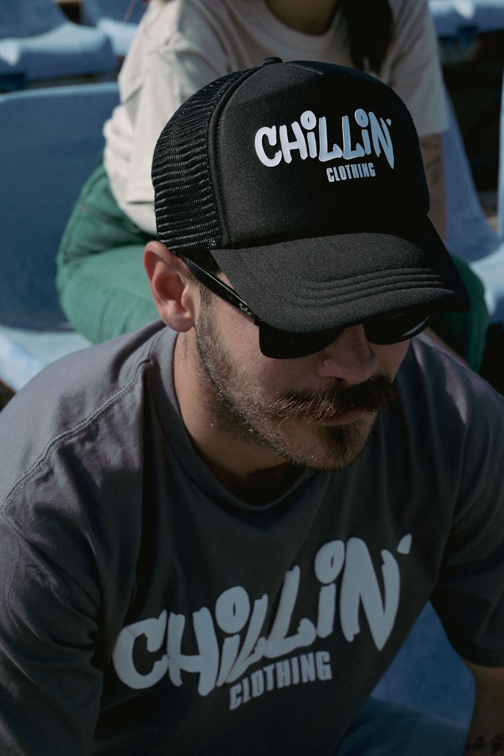 &quot;3D Silicone Chillin&#39; Logo &quot; Trucker Hat