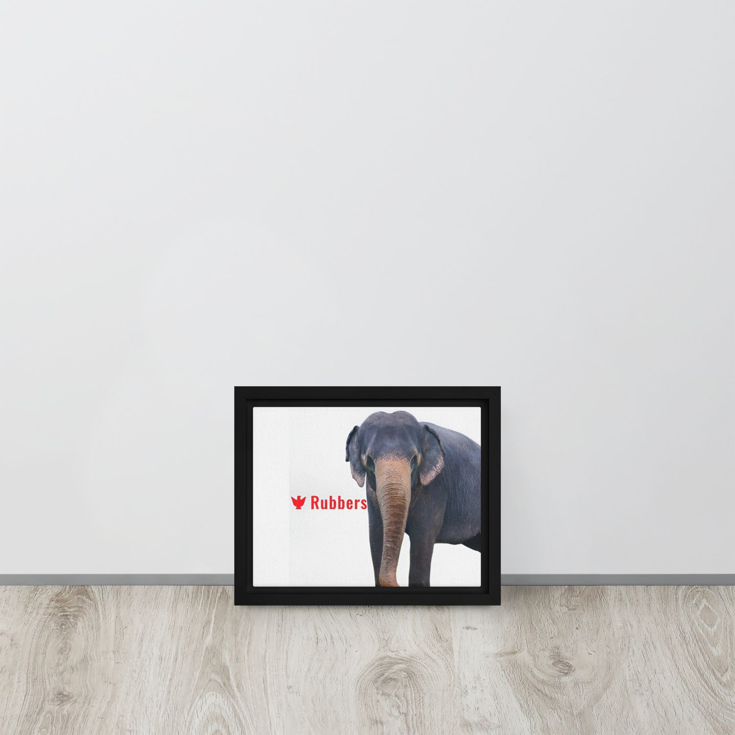 Asian Elephant framed canvas