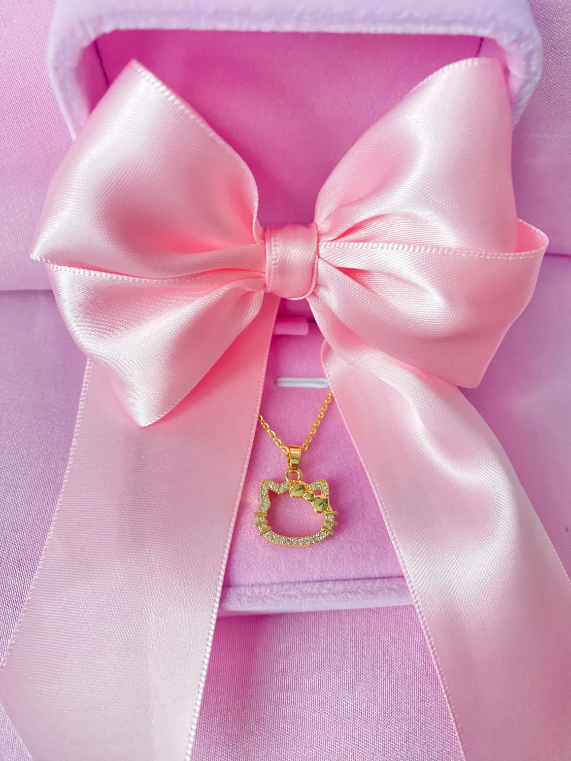 Kitty’s Sparkle Charm Necklace