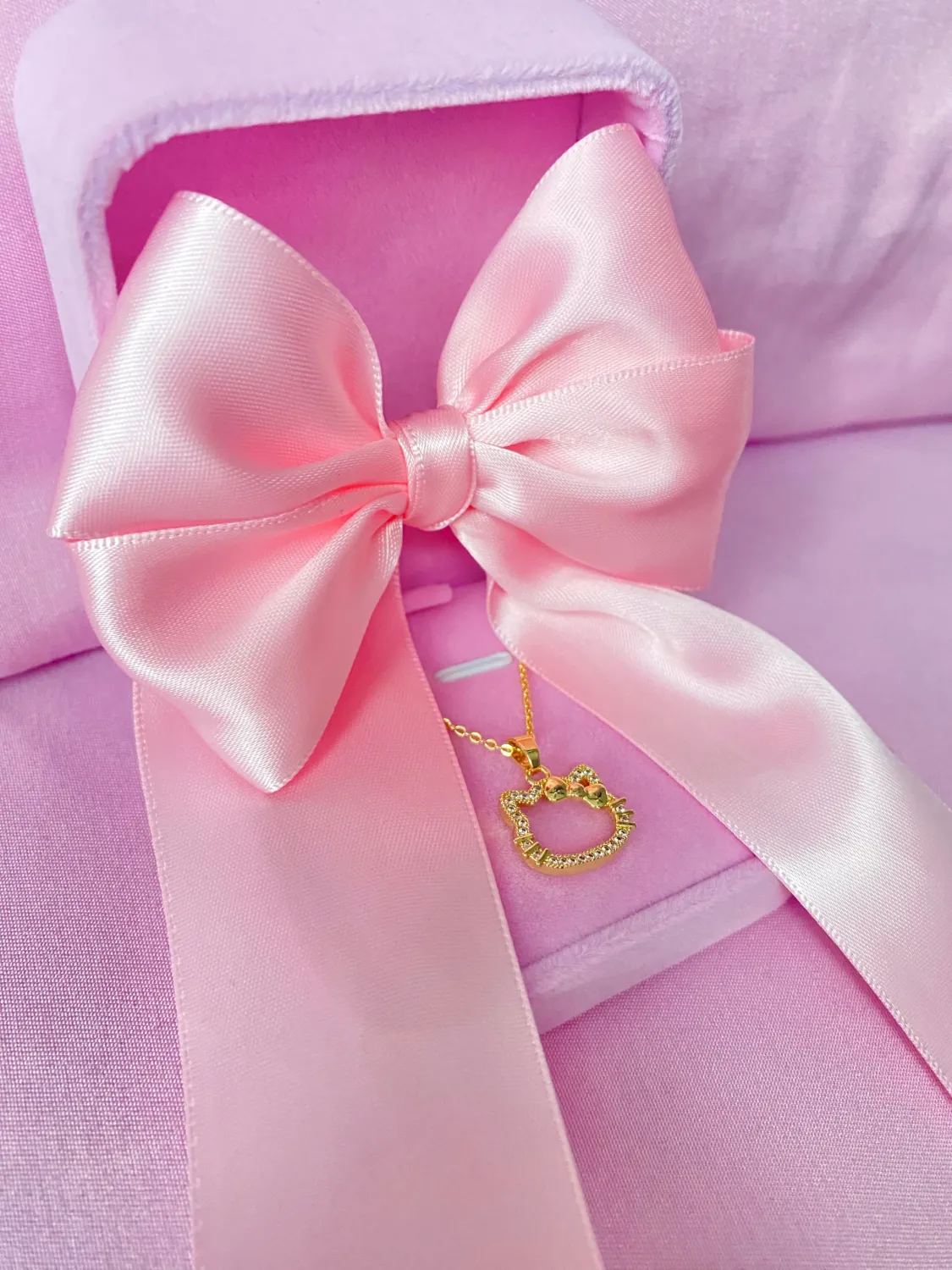 Kitty’s Sparkle Charm Necklace