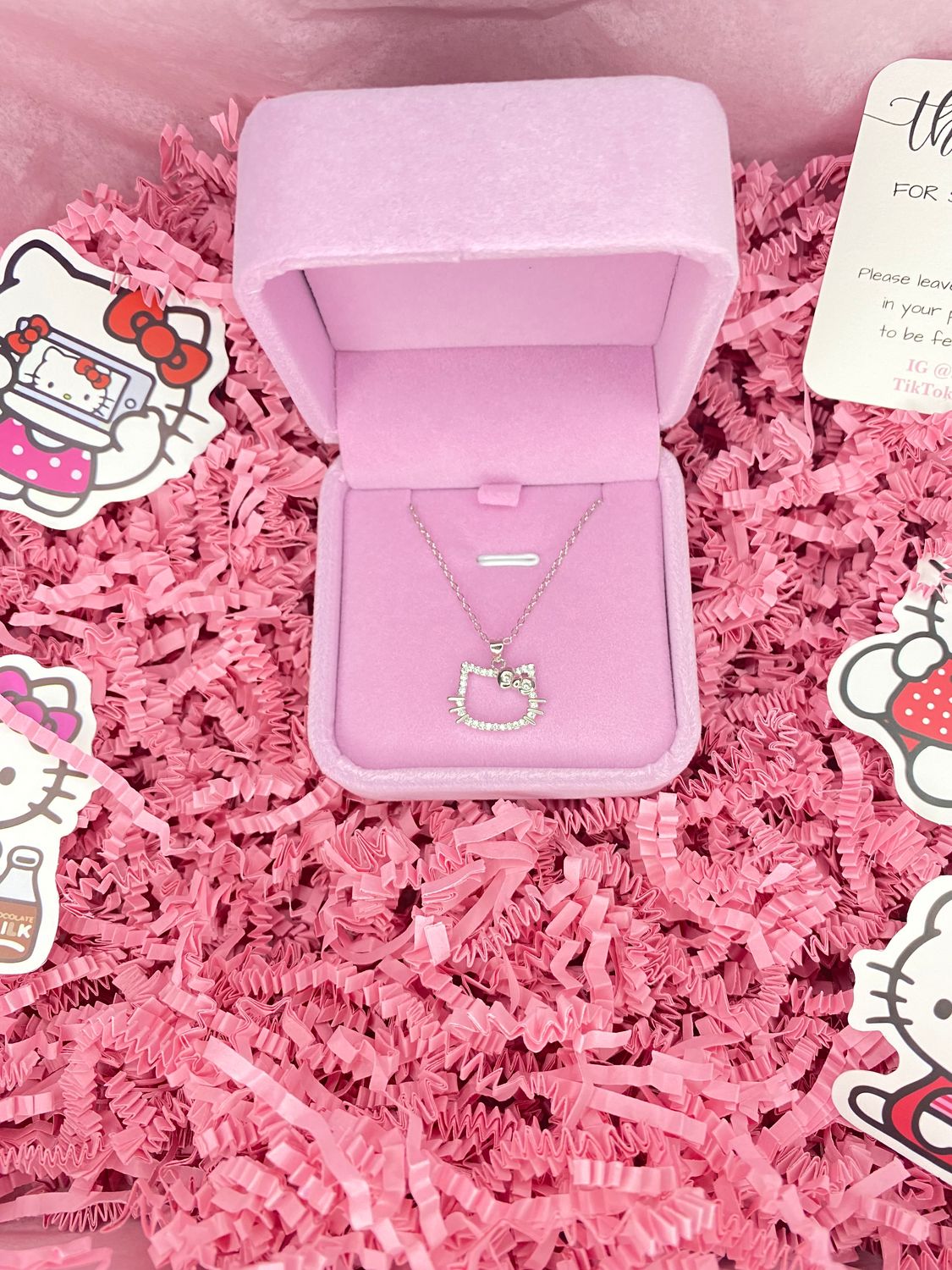 Kitty’s Sparkle Charm Necklace