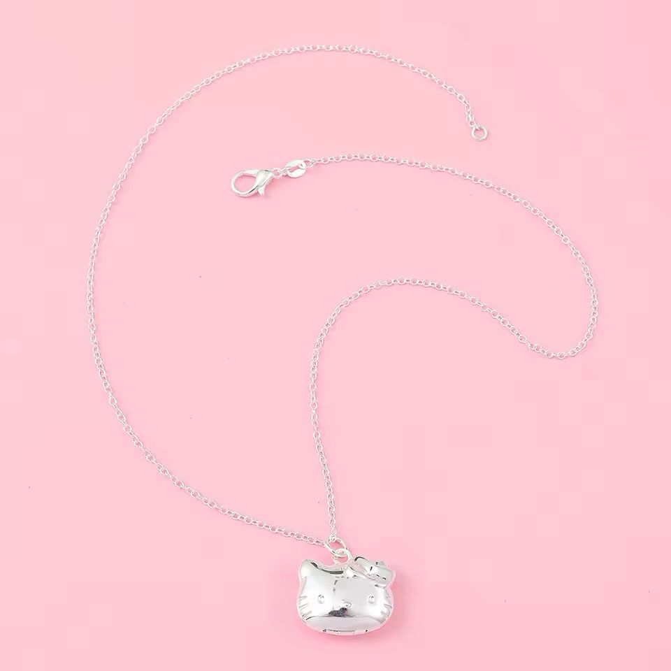 HeIIo Kitty Locket Necklace