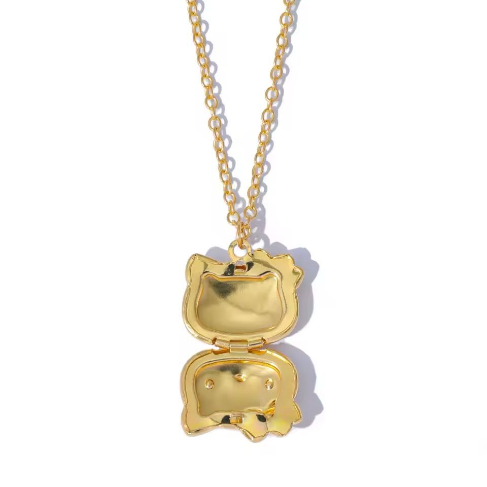 HeIIo Kitty Locket Necklace