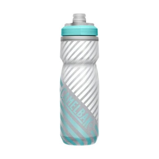 CAMELBAK PODIUM CHILL OUTDOOR BOTTLE (21 oz / 620 ml), Size: 21 oz. / 610 ml, Colour: Grey/Teal Stripe