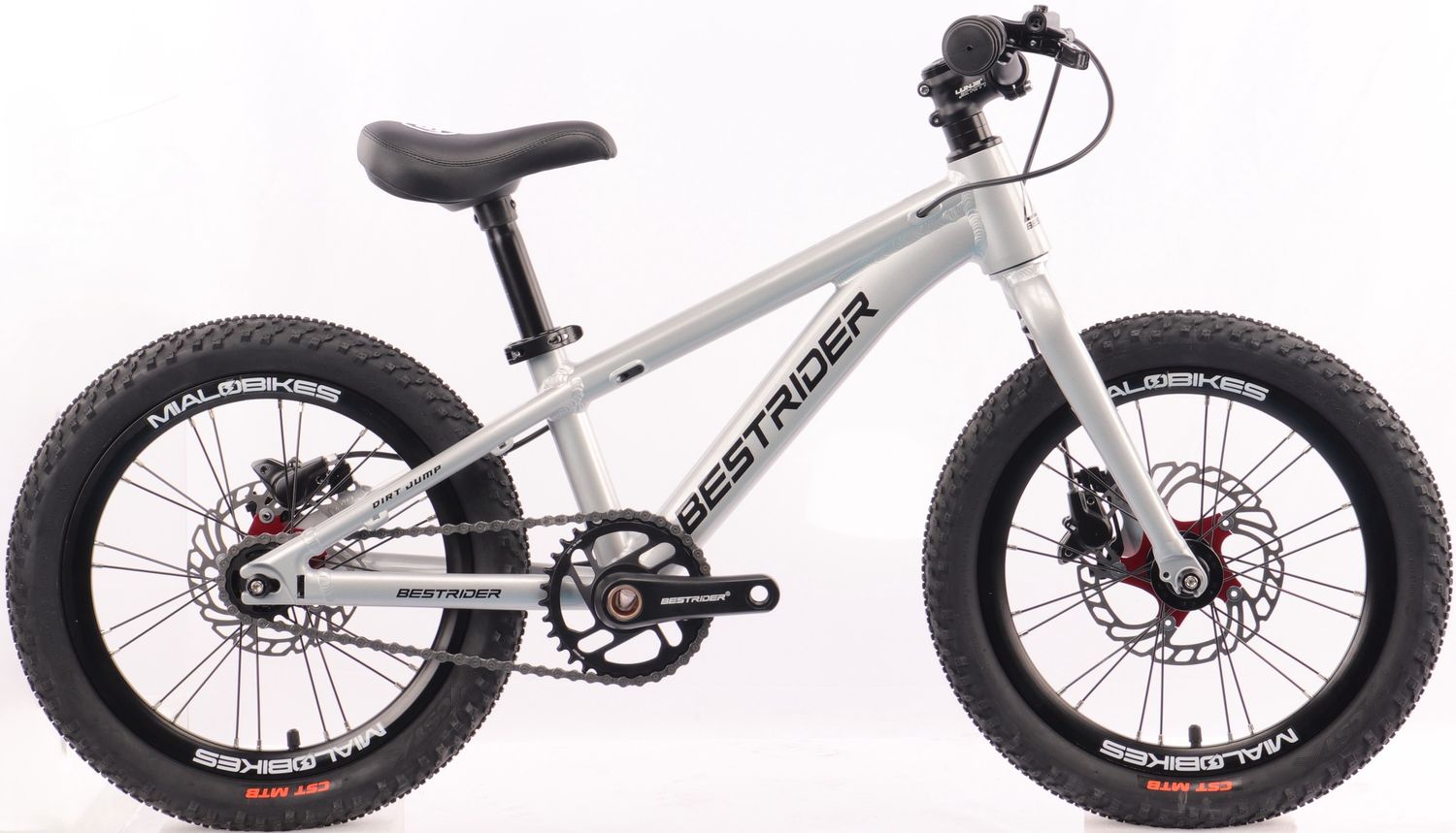 BESTRIDER Dirt Jump (DJ16) Single Speed, 顏色: 星空銀