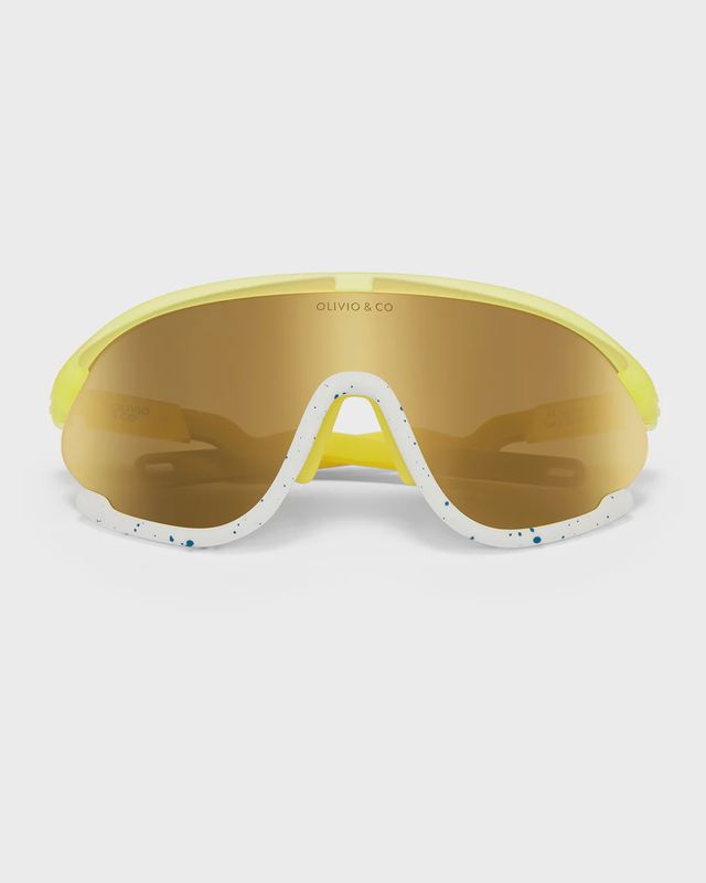 OLIVIO &amp; CO Junior Full-Rim Sports Sunglasses Space Silver