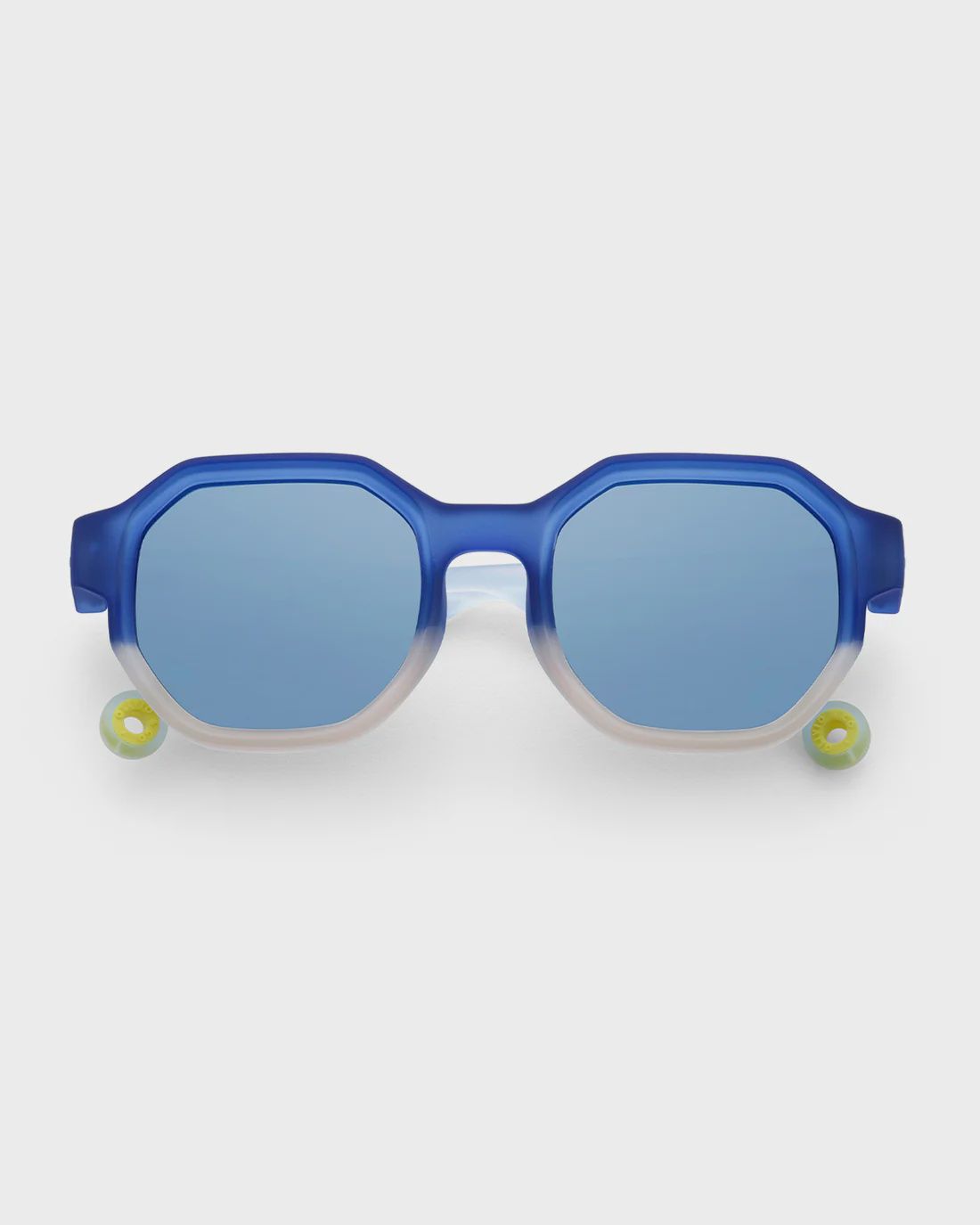 OLIVIO &amp; CO Junior #D Sunglasses, 系列: 創意系列, 適用年齡: 3-7歲, 顏色: 海洋拼色 配 彩膜片-藍色
