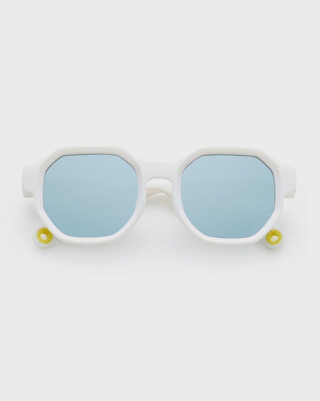 OLIVIO &amp; CO Junior #D Sunglasses, 系列: 創意系列, 適用年齡: 3-7歲, 顏色: 雲朵白 配 TR90