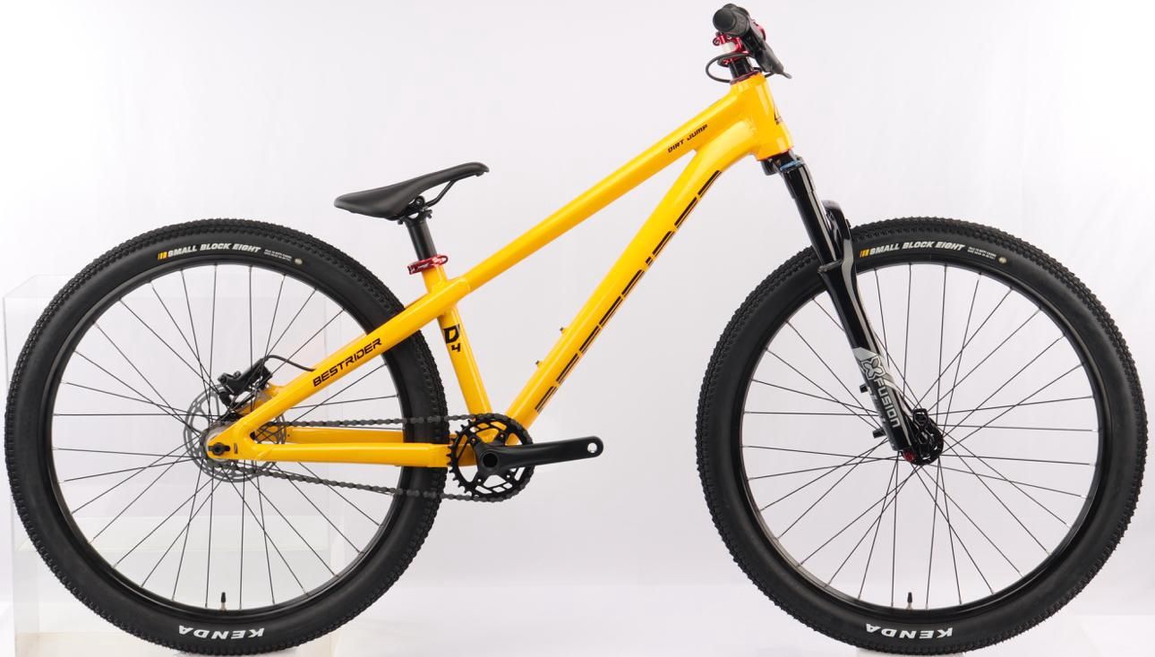 BESTRIDER 26 DIRT JUMP (D4) Single Speed, 前叉: XFUSION, 顏色: 黃