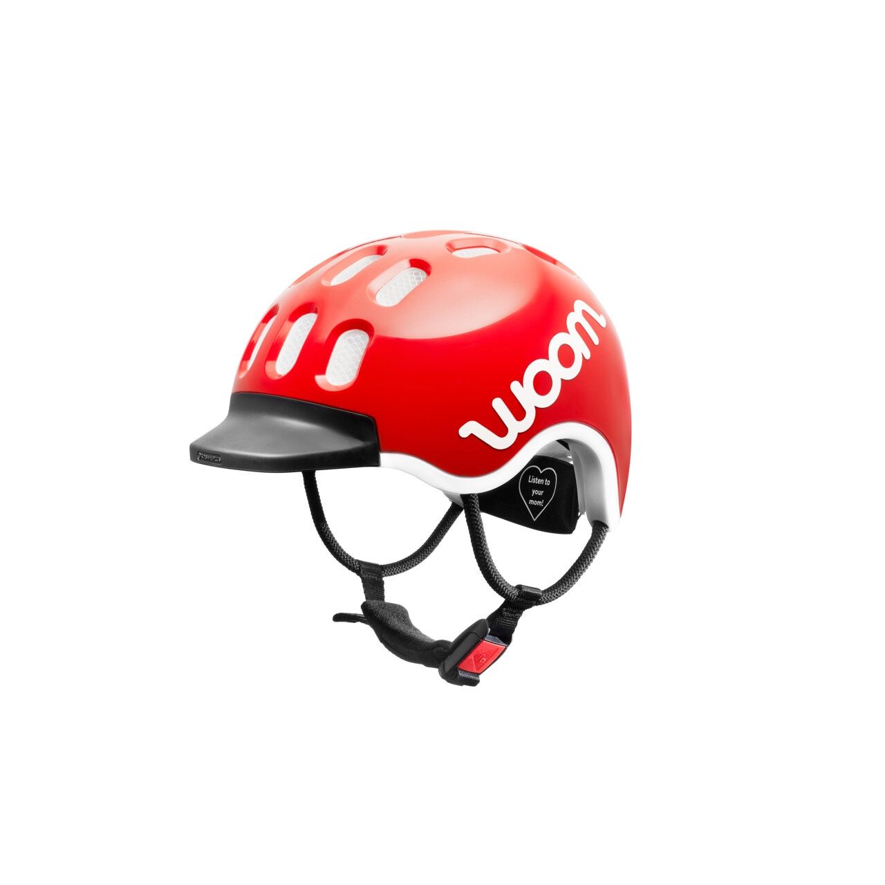 woom Kids Helmet, Size: 46–50 cm (XS), Color: woom red 經典紅