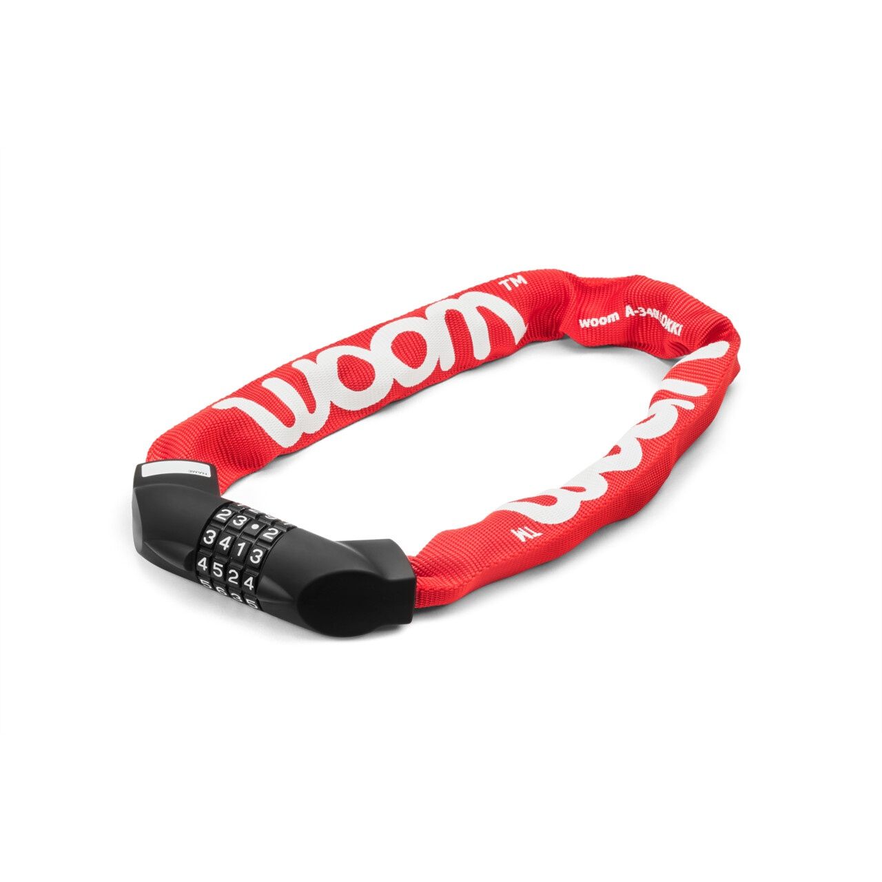 woom LOKKI Bike Lock, Color: 經典紅