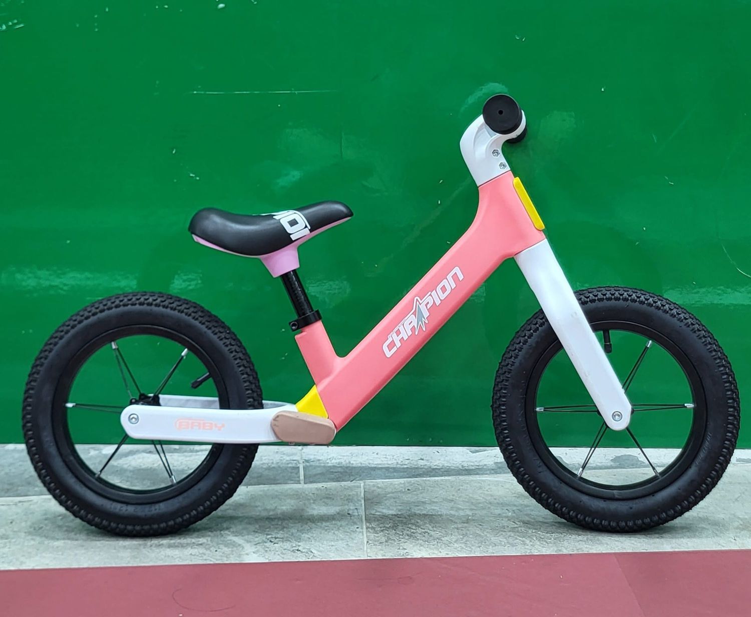 Champion Balance Bike FM022, 顏色: 粉, Wheel Size: 12&quot;