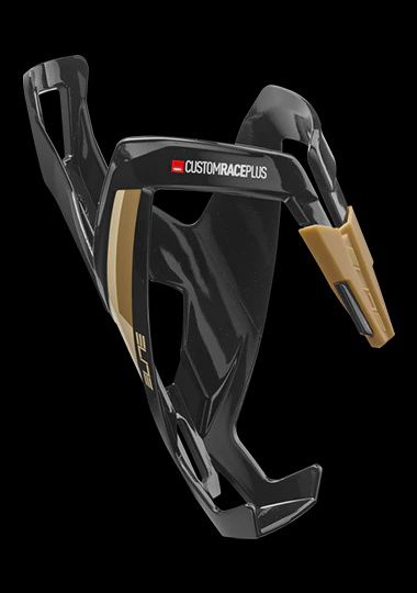 ELITE Custom Race Plus Bottle Cage, Colour: 光面黑配金色
