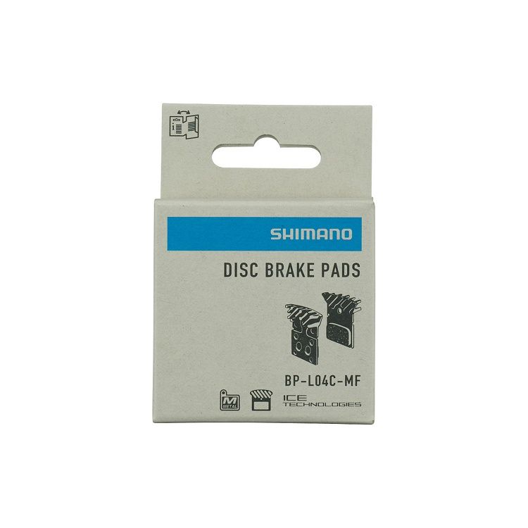 SHIMANO L04C-MF Metal Disc Brake Pads with Fins
