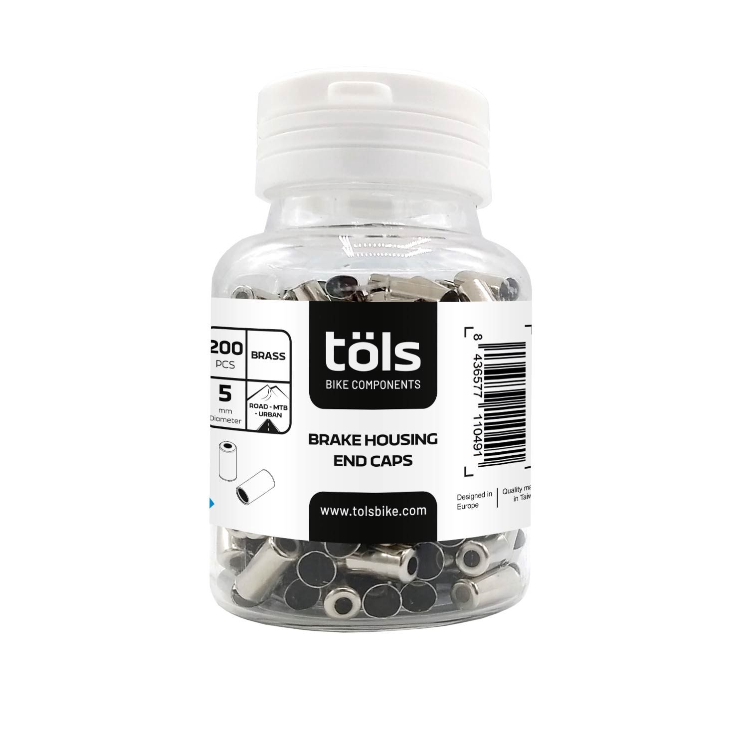 TÖLS BRAKE HOUSING END CAPS (200PCS)