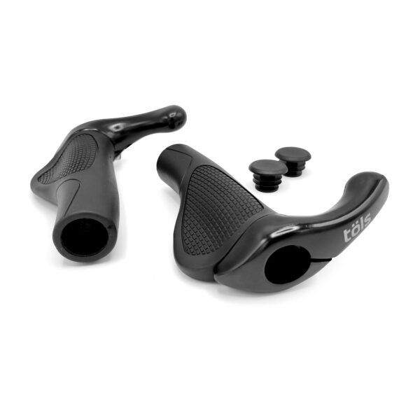 TÖLS Ergonomic Adjustable Grips with Bar Ends (310g)