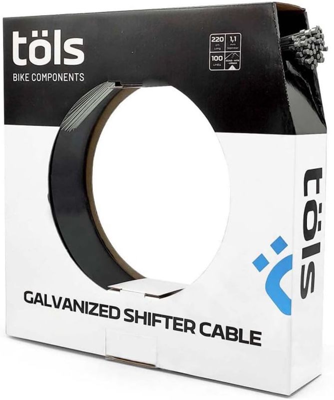 TÖLS SHIFTER CABLE 1,1MM  GALVANIZED DIAMETER 2,2M LONG (100 PCS)