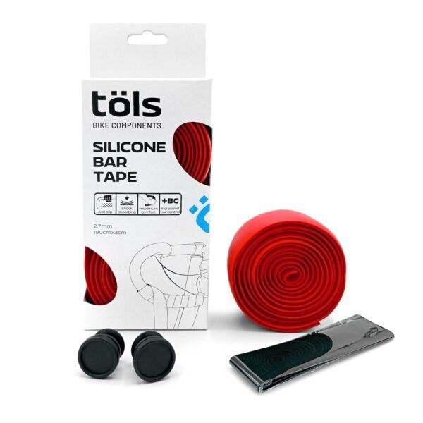 TÖLS SILICONE BAR TAPE RED​