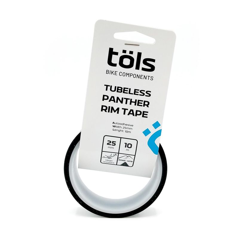 TÖLS TUBELESS PANTHER RIM TAPE 25mm x 10M