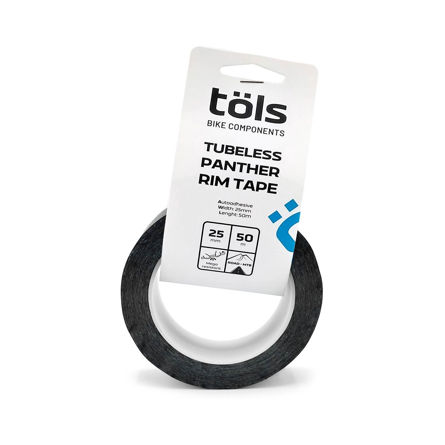 TÖLS TUBELESS PANTHER RIM TAPE 25mm x 50M