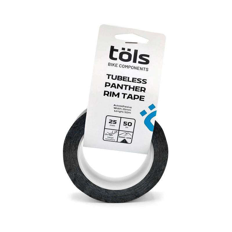TÖLS TUBELESS PANTHER RIM TAPE 25mm x 50M