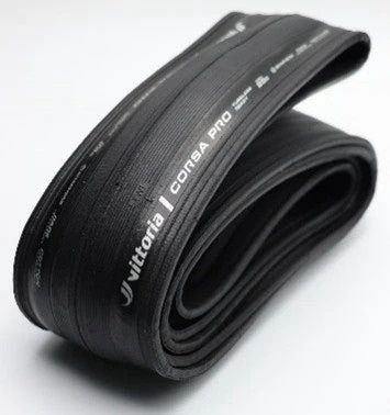 Vittoria Corsa PRO Tubeless Folding Tire – Special Edition Colors, Size: 700X28C, 顏色: 全黑