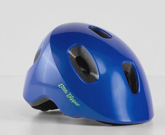Bontrager Little Dipper Children&#39;s Bike Helmet, Size: (46-50 cm), Colour: Alpine Blue/Vis Green