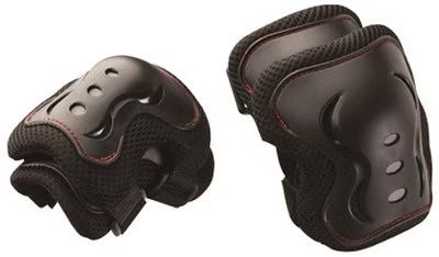 GIANT KIDS PROTECTION SET (KNEE+ELBOW), Size: 120-150CM/重量約(23-45KG), Colour: 黑色