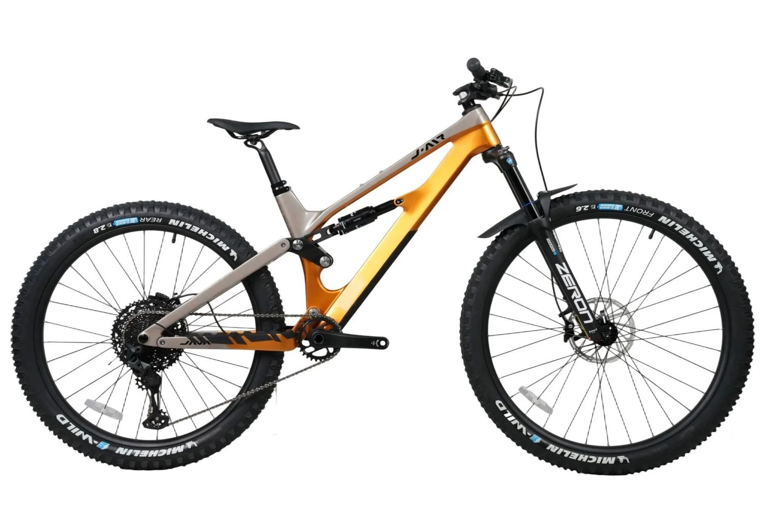 JAVA Saltafossi Full-Suspension MTB, Size: S, Colour: 橙金色