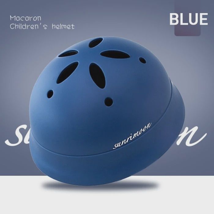 Sunrimoon Kids Helmet TS-117, 顏色: 藍, 大小: S