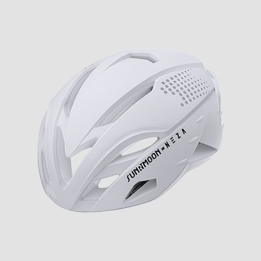 SUNRIMOON Racing Series Helmet CS-43, Color: 奶昔白, Size: M, Version: 基礎版