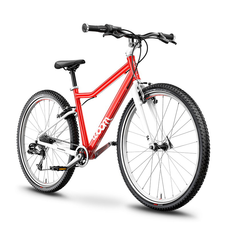 Woom 26" Original 6 Kids’ Bike, Verson: 26" Original 6, Color: woom red 經典紅