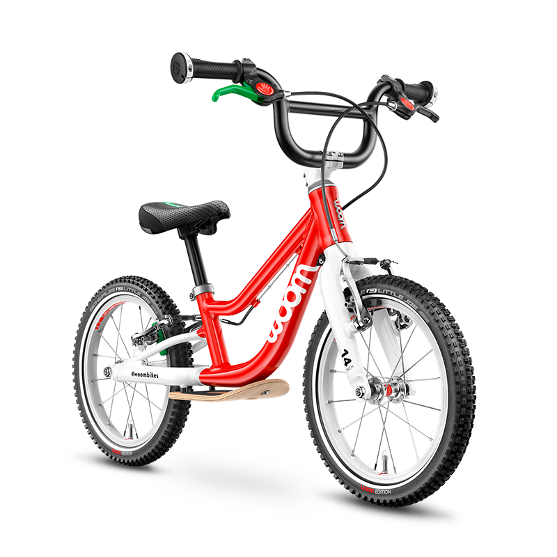 woom 14" Original 1 Plus Balance Bike, Version: 14" Original 1 Plus, Color: woom red 經典紅