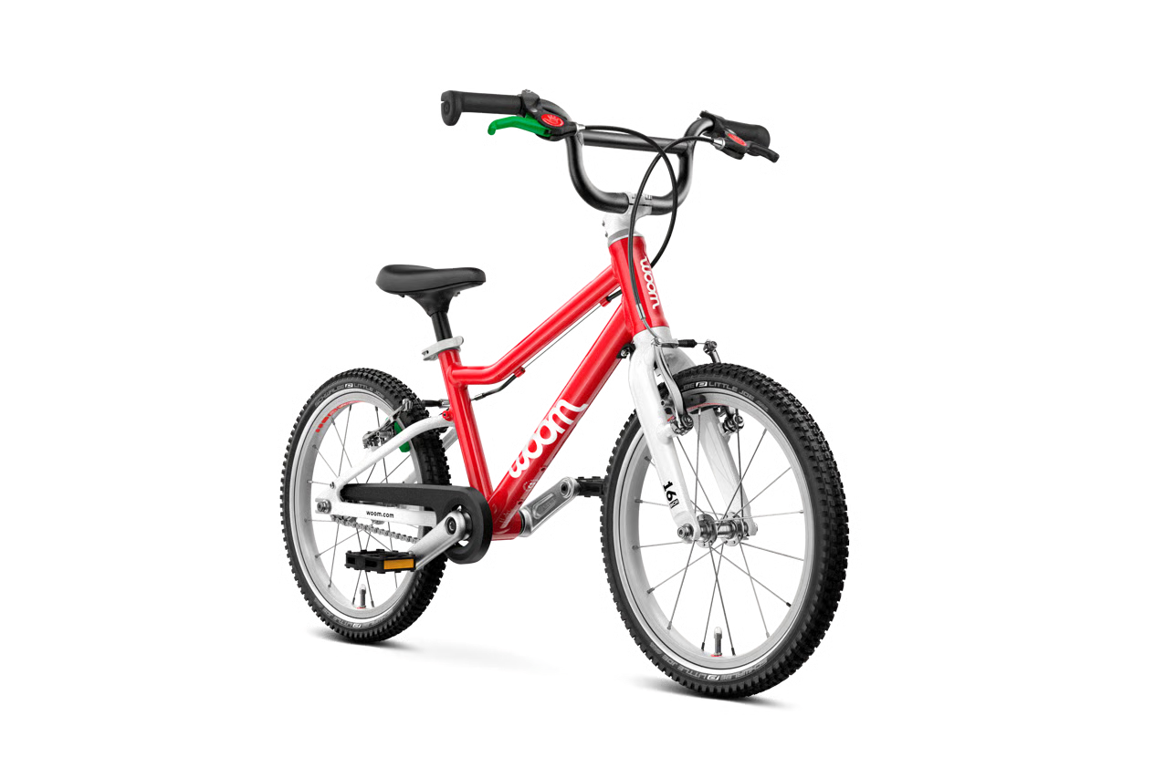 Woom 16" GO3 Kids’ Bike, Verson: 16" GO3, Colour: woom red 經典紅