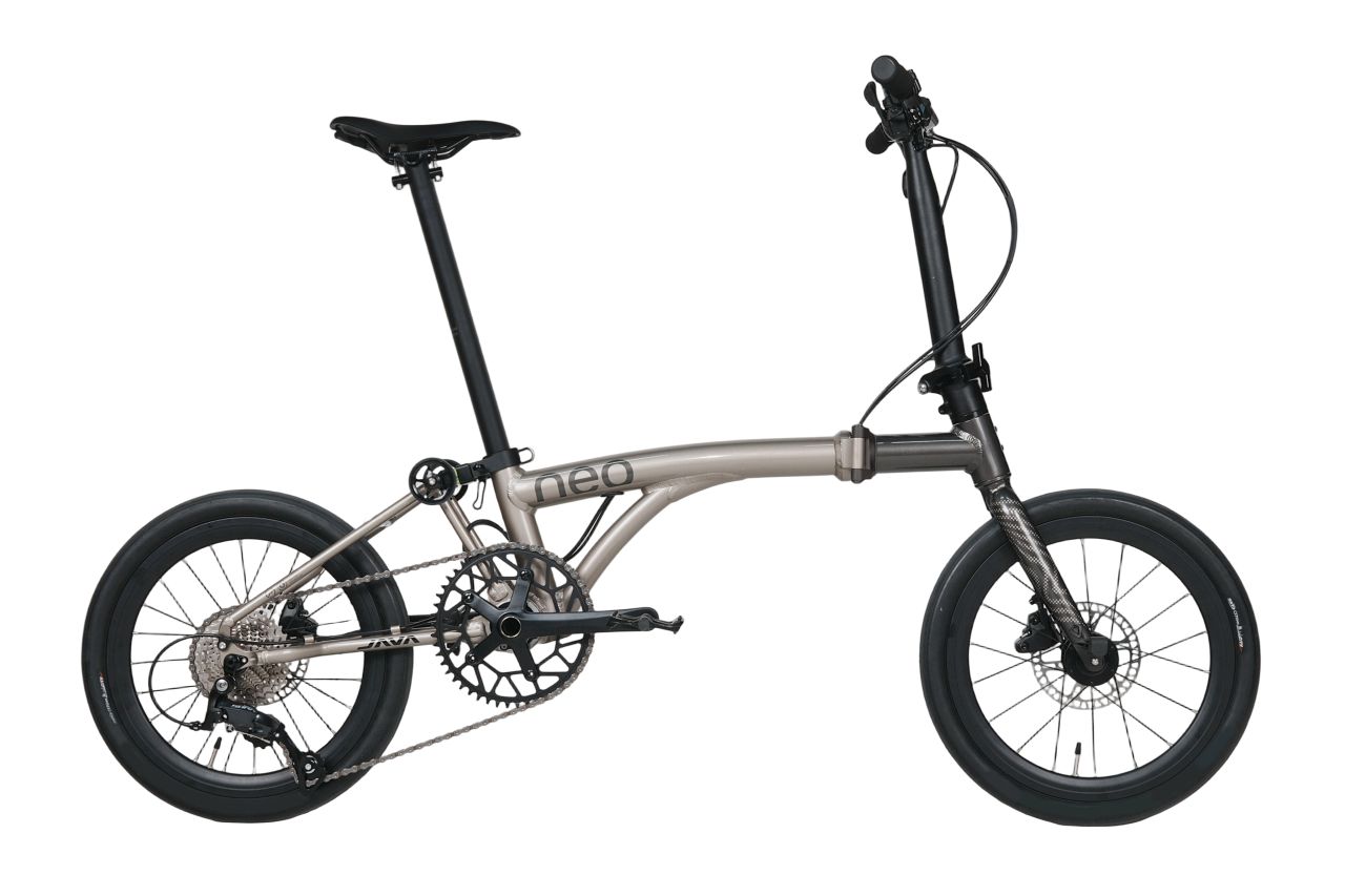 JAVA Neo Folding Bike, Size: 16", 版本: 機械件, 顏色: 鈦黑色