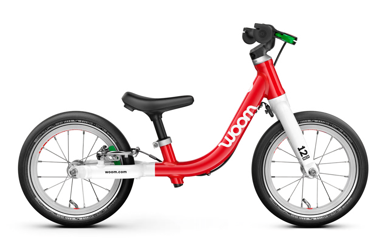 woom 12" GO 1 Balance Bike, Verson: 12" GO1, Colour: woom red 經典紅