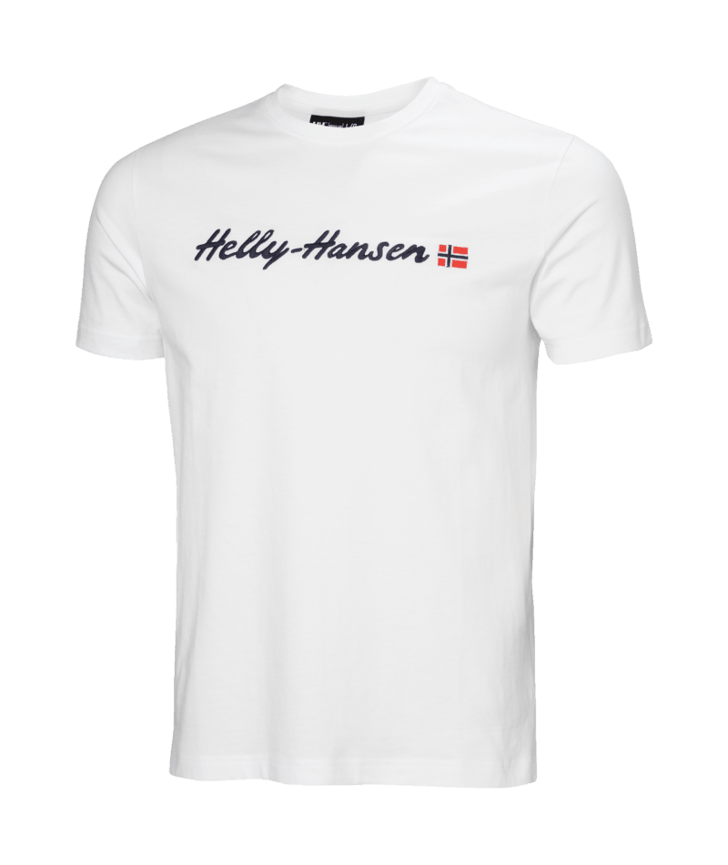 Helly Hansen Core Graphic T 2.0, Color: White-1, Size: Small
