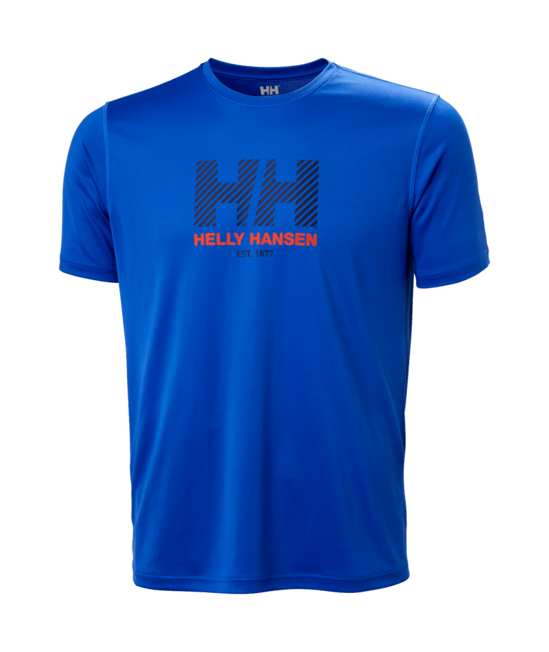 Helly Hansen Tech Graphic T-Shirt 2.0, Colour: Cobalt 2.0, Size: Large