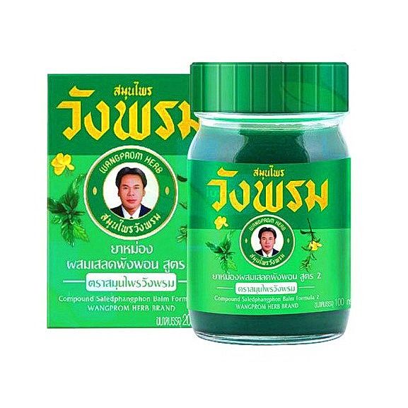 Wang Prom - Thai massage balm, Colour: Green (Cooling)