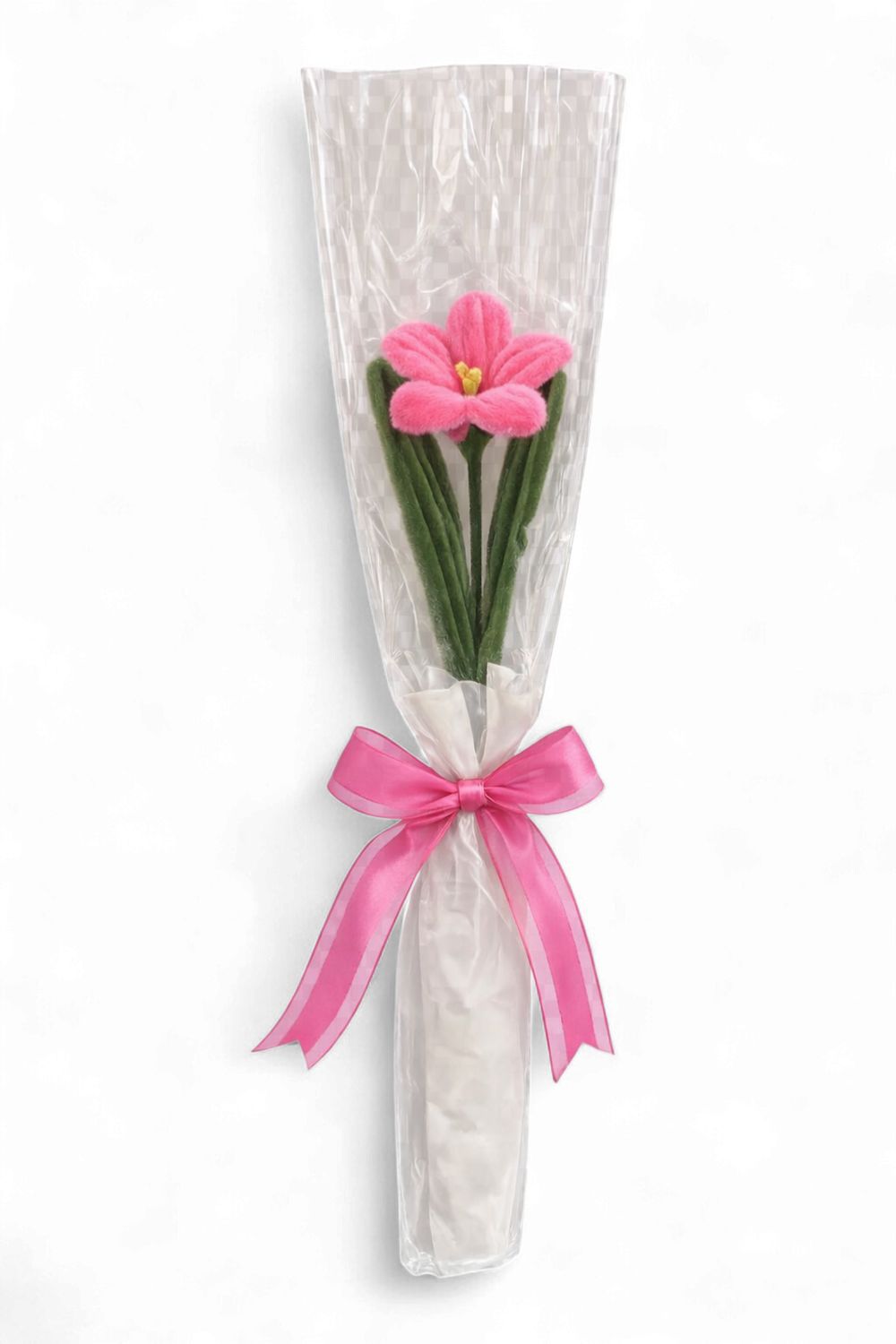 Lily Handcrafted Flower, Colour: Pink, Size: Small