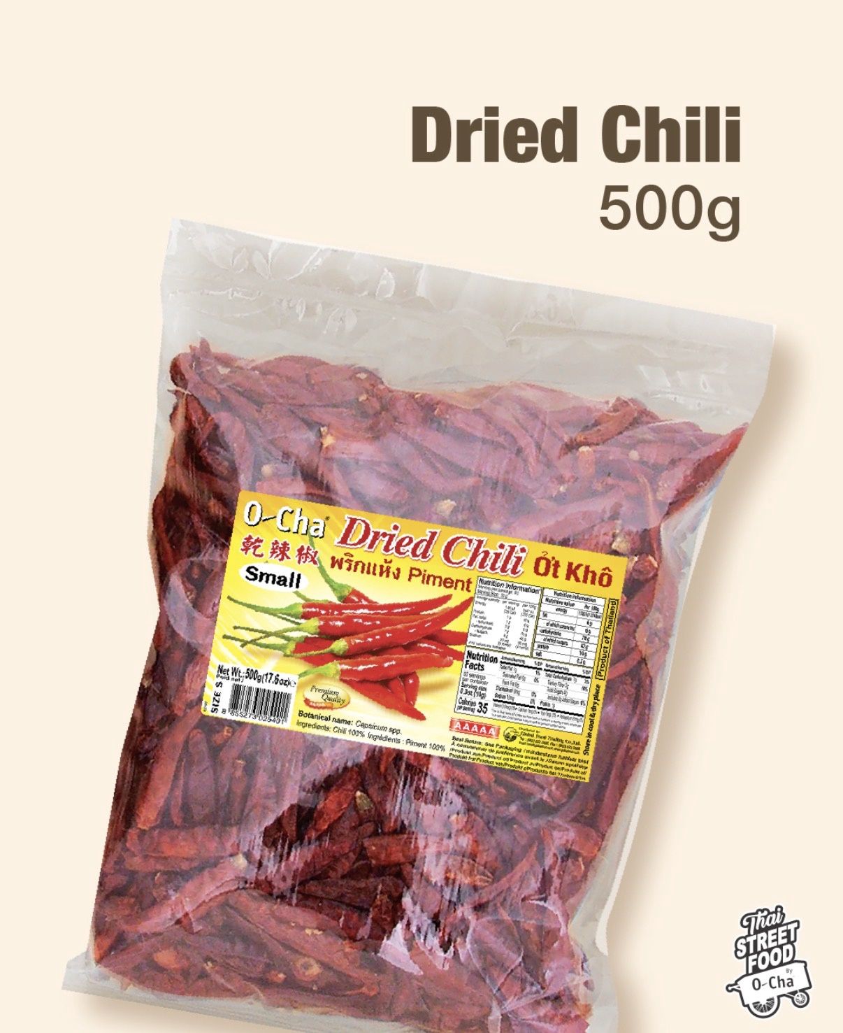 Frozen Red Chili without Stem