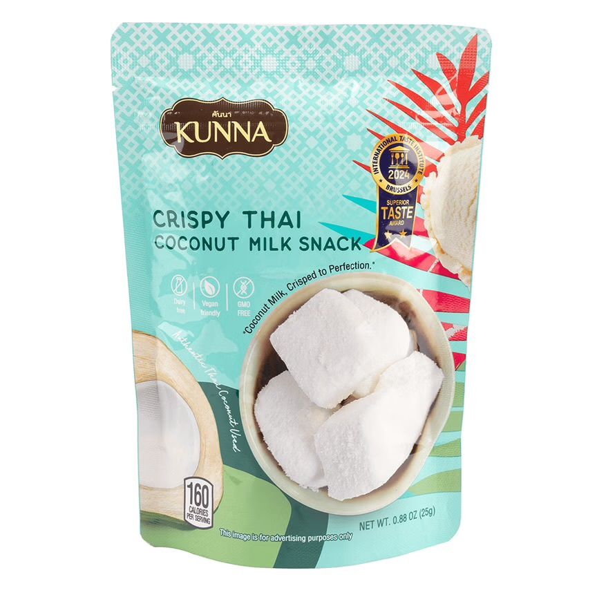 Kunna Crispy Thai Fruit Snack, flavour: Coconut