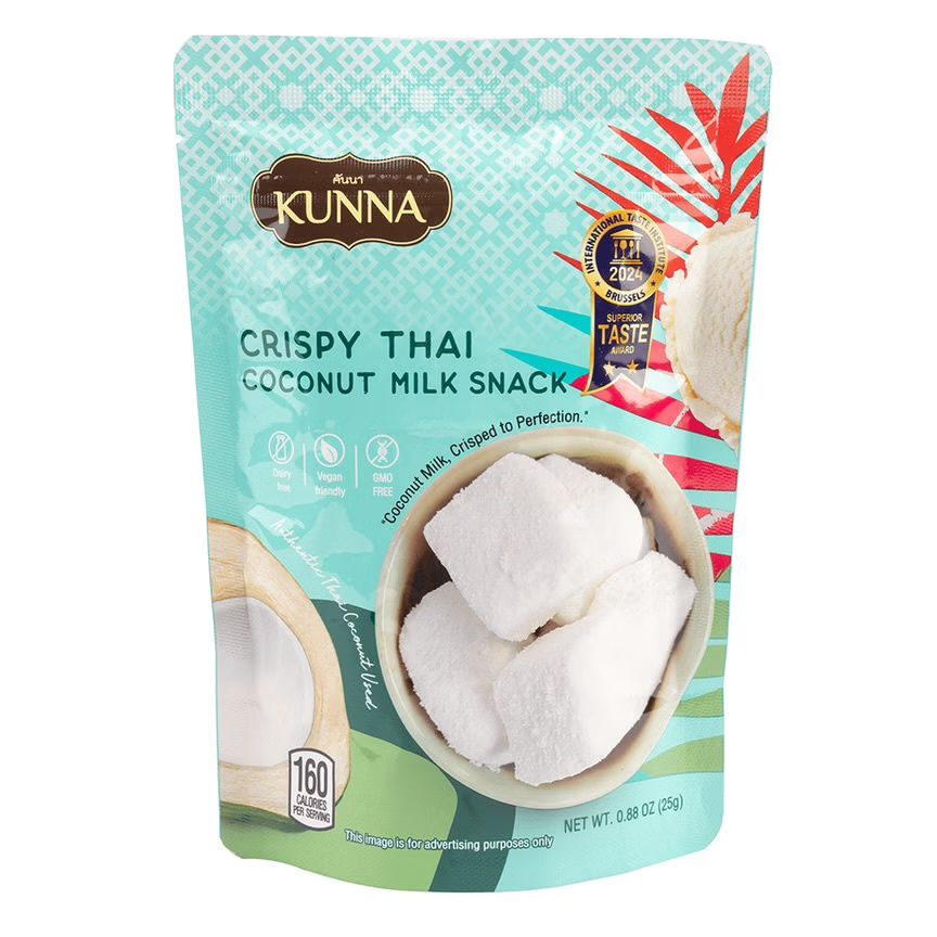 Kunna Crispy Thai Fruit Snack, flavour: Coconut