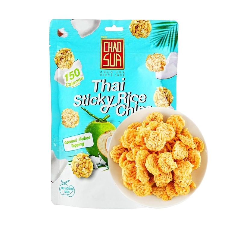 Chaosua Thai Sticky Rice Chips, flavour: Coconut