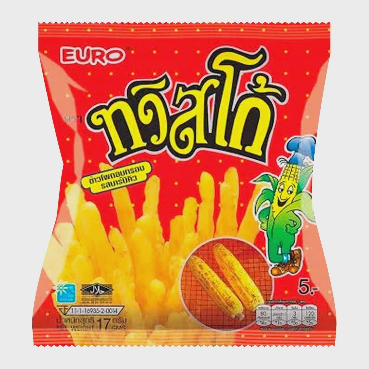 Twistko Corn Snack BBQ Flavour